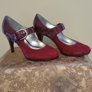 Style & Co Garnet Suede & Patent Mary Jane Shoes